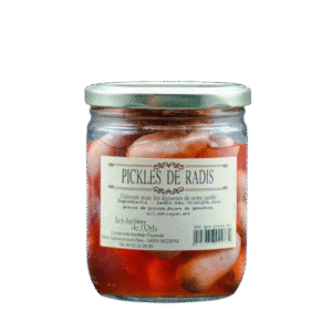 pickles radis bocaux artisanaux