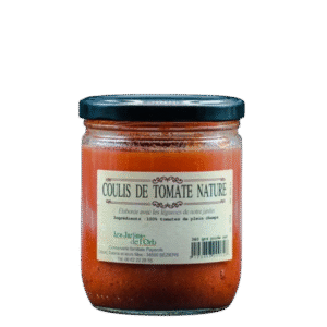 pot de coulis de tomates