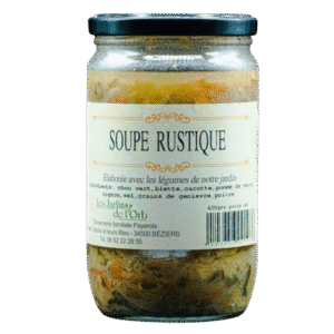 bocal de soupe rustique