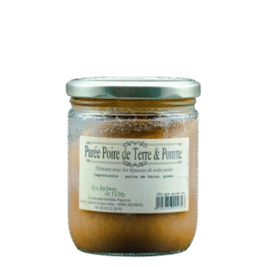 petit pot poire de terre et pomme