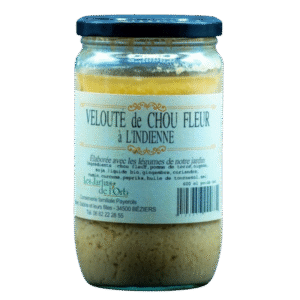 bocal de velouté de chou fleur à l'indienne