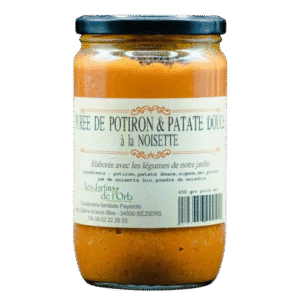 bocal de purée de potiron et patate douce