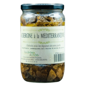bocal d'aubergine à la méditerranéenne