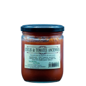 pot de coulis de tomates anciennes