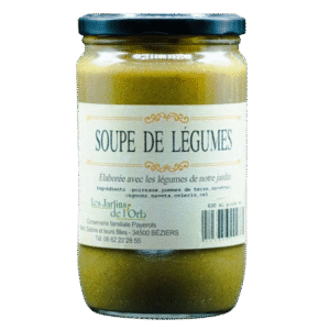 bocal de soupe de légumes