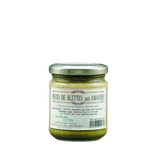 pot de pesto aux blettes aux amandes
